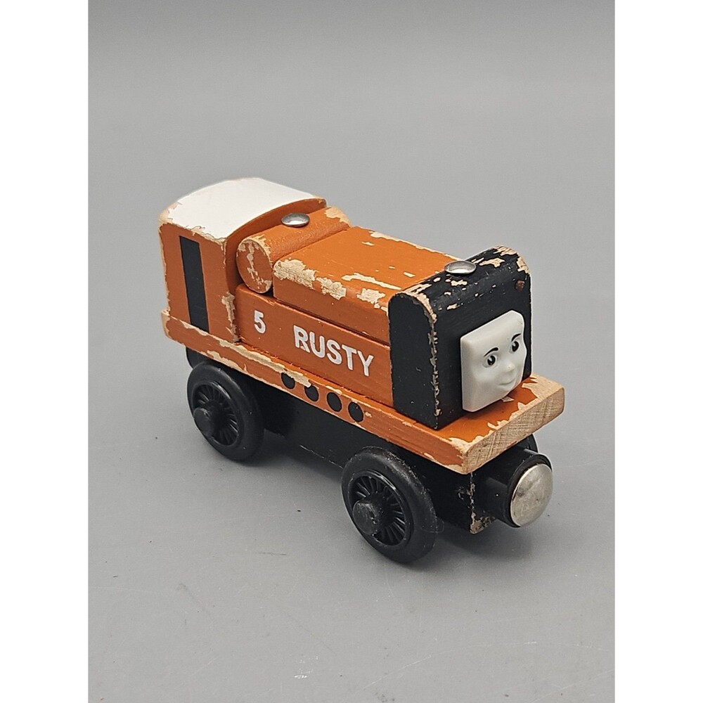 RUSTY 1999 White-roof version  Vintage Thomas Tank wooden trains